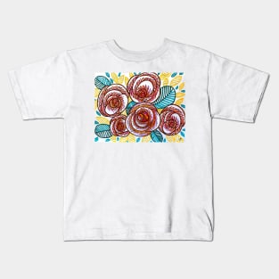 Brilliant Rose Kids T-Shirt